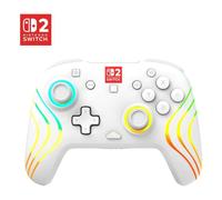 Turtle Beach Afterglow Wave Bianco Controller da gaming RGB wireless con licenza ufficiale per Nintendo Switch 2