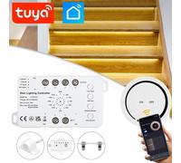 Controller Tuya WiFi per Scale LED 12/24V Dimmer PIR Crepuscolare + Telecomando