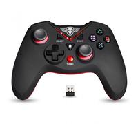 SPIRIT OF GAMER - Controller PC Xtrem XGP Nero e Rosso - Wireless - LED Rosso - Turbo - Ricaricabile Ttramite USB - Autonomia 12 Ore - Fuoco Rapido - Per Ordenador