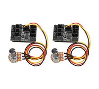 Controller ventola PC da 2 pezzi, splitter ventola 6PIN Controller di raffreddamento DC12V PWM Convertitore di raffreddamento splitter a 8 vie per dispositivi di raffreddamento a