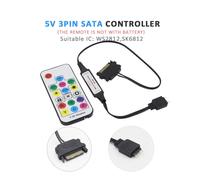 CONTROLLER VENTOLE SATA ARGB 5V 3PIN TELECOMANDO RGB PER SCHEDE MADRI SENZA