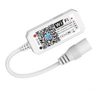 Controller WiFi RGBW a 4 canali con telecomando RF wireless, oscuramento continuo 16M colori striscia LED a bassa tensione, ritmo musicale DC 5-24V 96W