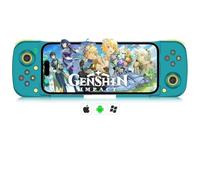 Controller Wireless Gaming per iPhone/iPad/iOS/Android/Samsung/PC Gamepad Joystick with Back Button, Stretchable, Bluetooth 5.0 Low Latency, Direct Play for CODM, Diablo Immortal - Blue