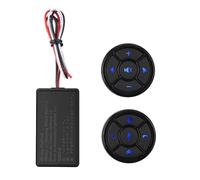 Controller wireless multifunzionale per volante auto con pulsanti remoti lettore multimediale DVD navigazione GPS regolazione volume salto tracce risposta alle chiamate e controllo assistente vocale