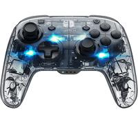 PDP Afterglow Gamepad Nintendo Switch Nero, Trasparente [500-137-EU]