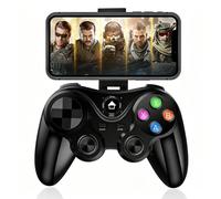 Controller wireless per iPhone, Megadream MFi Bluetooth Gamepad Joystick per iOS/Android, iPhone 15 14 13/Mini/Pro Max/12/11, per Samsung Galaxy, Nokia, OPPO, Google, Direct Play-Blcak