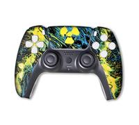 Controller wireless PS-5 personalizzato radioattivo compatibile con console Play-Station 5 di BCB Controllers | Orgogliosamente personalizzato negli Stati Uniti con stampa permanente HYDRODIP (non