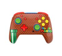Turtle Beach Rematch Mario Bricks Controller da gaming wireless per Nintendo Switch. Funziona anche con Nintendo Switch 2 - Pulsante C non disponibile.