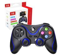 Controller wireless (V8) - Bluetooth V4.0, 2.4G - 400mAh - Blu KP33313