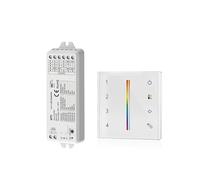 Controller WT5 RGBCCT 12-24V DC 5-in-1 Dimmer CCT RGB RGBW LED Light Strip Pannello touch in vetro 2.4G(WT5+T25)