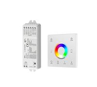Controller WT5 RGBCCT 12-24V DC 5-in-1 Dimmer CCT RGB RGBW LED Light Strip Pannello touch in vetro 2.4G(WT5+TW5-W)