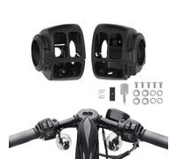 Controlli 'interruttore del manubrio Copertura compatibile con Sportster XL 2014 e Softail Breakout Fat Boy 2011 e da un numero di motociclette da 2012 al 2017(Switch Housings B)