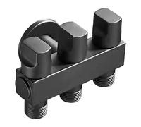 Controllo a tre uscite con design compatto di valvola angolare multifunzione da