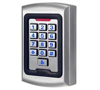 Controllo accessi autonomo per interni Accesso tramite tastiera e EM RFID Uscita relay, allarme e campanello Wiegand 26 Controllo del tempo Resistente custodia in metallo