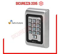 Controllo accessi Wi-Fi autonomo con accesso tramite scheda EM, PIN e APP