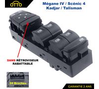 Controllo Pulsante Alzacristalli Porta Lato per Taslisman Megane IV Scenic
