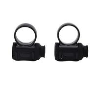 Controllo Clip per Bacchette da Batteria, Silicione e ABS, 1 Coppia, Supporto per Dita, Per Principianti - Impugnatura Confortevole, Protezione Dita, Esercizio di Resistenza (Tutto nero)