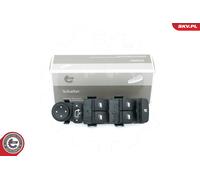 Interruttore alzacristalli lato conducente 37SKV492 ESEN SKV per CITROËN C8