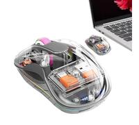 Controllo del computer portatile wireless,Controllo del computer wireless con luci - elaborazione trasparente tri-mode con luce | Le aule studiano il controllo informati