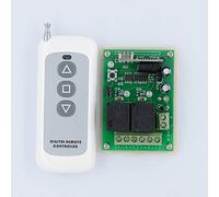 Controllo del motore DC 12 V con telecomando, telecomando radiocomando, motore lineare, telecomando senza fili, interruttore per motore in avanti, retromarcia, direzione del motore, comando 200 m