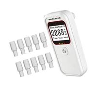 Controllo del respiro di routine con 20 record di memoria, tester con | Schermo di visualizzazione, Misuratore portatile compatto, Uso controllo guida, Alimentazione a batteria