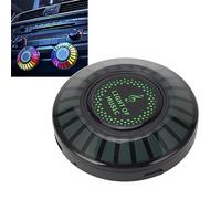 Controllo del Suono RGB Luce Ritmica, Assorbimento Magnetico Colorato Pickup Ad Attivazione Vocale Ritmo Musicale Barra Luminosa Ambientale, Spettro Audio Ricaricabile per Auto,