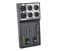Controllo del volume dello studio, 1 INGRESSO 2 Controller volume di uscita Passive | Controllo audio preciso, regolazione senza perdita di perdita, fader da 70 mm, plug and play