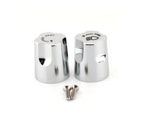 Controllo della lampada del faro verso l'alto switch Knob Regolazione Compatibile con modelli GL1500 da 1988 a 2000 in alluminio(Silver)