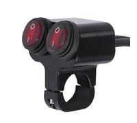 Controllo della luce del manubrio, faretto per moto, impermeabile, facile da installare, indicatore pulsante manubrio | guida notturna, città, touring, ciclismo, adulti, professionisti, hobbisti