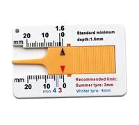Controllo della profondità del battistrada - Misuratore della profondità del battistrada | Strumento di misurazione della ruota del pneumatico con profondità 0-20 mm | Strumento di misurazione