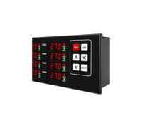 Controllo della temperatura PID a 2 canali, 6 canali, 8 canali, controllo limite superiore e inferiore, comunicazione controller 485 della temperatura(6 way solid state)