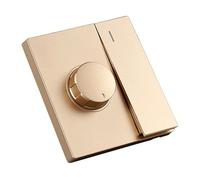 Controllo della velocità variabile della ventola con interruttore adatto for la maggior parte dei ventilatori da soffitto di marca. Regolatore di velocità for ventilatori elettrici di ricambio.(Gold)