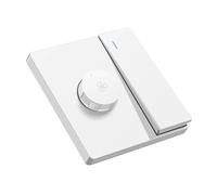 Controllo della velocità variabile della ventola con interruttore adatto for la maggior parte dei ventilatori da soffitto di marca. Regolatore di velocità for ventilatori elettrici di ricambio.(White)
