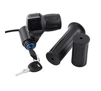 Controllo dell'acceleratore con Chiave, acceleratore Elettrico, acceleratore Impugnatura Universale e per Bici, regolatore di velocità e Cavo per motorino, 12 V 99 V
