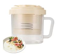 Controllo dello yogurt con coperchio, colino per yogurt,Separatore di latte di latte | Spetta a maglia fine per yogurt fatti in casa, preparazione del latte, fermentazione del formaggio