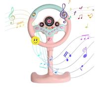 Controllo di guida simulato, giocattolo di guida simulato | Giocattolo volante elettrico per simulazioni di educazione precoce | Giocattoli musicali e audio per bambini piccoli, giocattolo volante