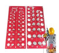 Controllo di per dadi e bulloni | Calibro ad alta resistenza 2 pezzi - Strumento di misura per bulloni - per officina meccanica garage riparazione attrezzature Progetti di restauro