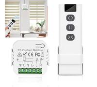 Controllo di tapparelle via radio Nizirioo, modulo ricevitore per tapparelle e tende da sole, composto da telecomando RF, portata