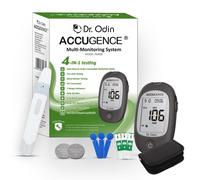 Controllo Glicemico Monitor 500 Glucosio Memoria M-900 Con 25 Strisce @ US