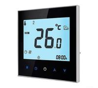 Controllo intelligente del riscaldamento per sistemi a pavimento | Dimensioni compatte 9x9x3cm, alloggiamento ABS, montaggio a parete, schermo LCD chiaro, estetica moderna