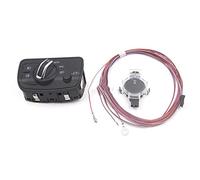 Controllo interruttore fari auto Sensore pioggia tergicristallo automatico sensore luce frontale automatico con interruttore fari / adatto for Audi A3 8V Auto Control Light Control Switch ( Color : Wh