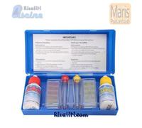 CONTROLLO KIT ANALISI ACQUA CLORO PH PER PISCINA REAGENTI OTO PHENOL RED MARIS