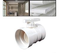 Controllo manuale della valvola dell'aria in PVC per prestazioni ottimali del sistema di ventilazione (200 mm)