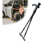 frides Controllo Manuale di Guida per Disabili, Comando Manuale dell'assistente al Pedale dell'auto, Lunghezza Regolabile, Facile da Installare, Lunghezza Regolabile