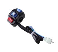 Controllo Manubrio Interruttore Moto da 7/8 '' 22mm per Pulsante clacson Universale Controllo indicatori di direzione ciclomotore Bici elettrica