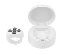 Controllo Remoto Bluetooth Page Turner, per TikTok per Kindle App Clicker Ad Anello di Scorrimento Remoto, JX05S Fotocamera Pulsante Selfie Otturatore Remoto per Telefono Cellulare (Bianco)