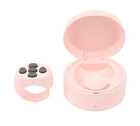 Controllo Remoto Bluetooth Page Turner, per TikTok per Kindle App Clicker Ad Anello di Scorrimento Remoto, JX05S Fotocamera Pulsante Selfie Otturatore Remoto per Telefono Cellulare (Rosa)