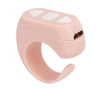 Controllo Remoto Bluetooth Page Turner, TikTok per Kindle App Remote Scrolling Ring Clicker, Bluetooth Video Shooting Ring Controller, per IOS, per Telefoni Android (Rosa)