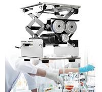 Controllo remoto della piattaforma di sollevamento elettrica in acciaio inossidabile, carico mobile del sollevatore regolabile 10 kg, supporto di sollevamento for piccolo laboratorio(150x150MM)