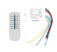 Controllo remoto wireless della luce con interruttore a parete, trasmettitore ricevitore digitale wireless a 4 vie ON/OFF 220V, interruttore di controllo remoto e telecomando